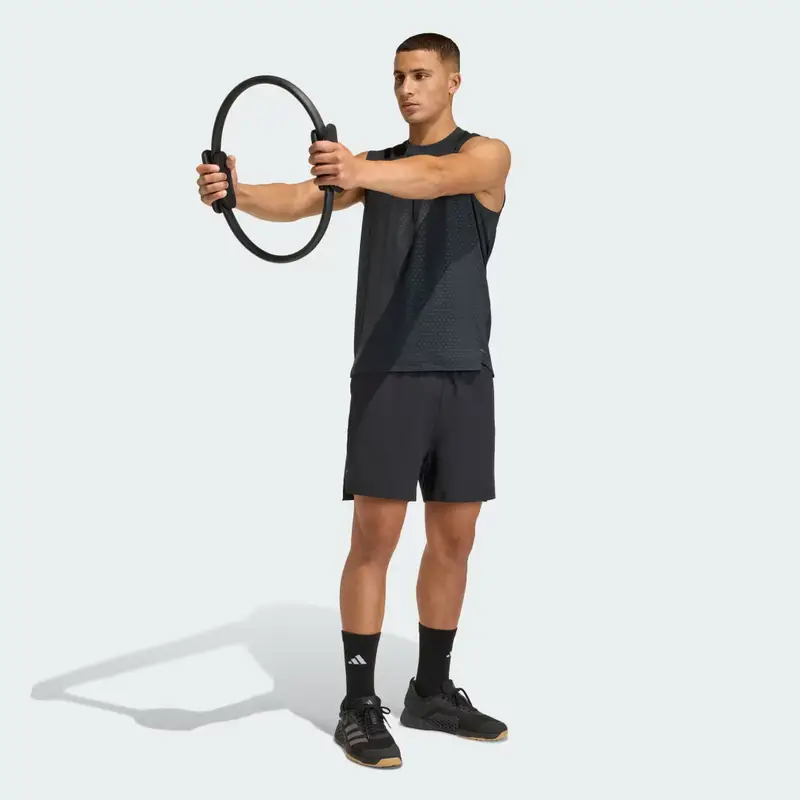 Pantaloncini D4T POWER 3 STRIPES Black miniatura 3