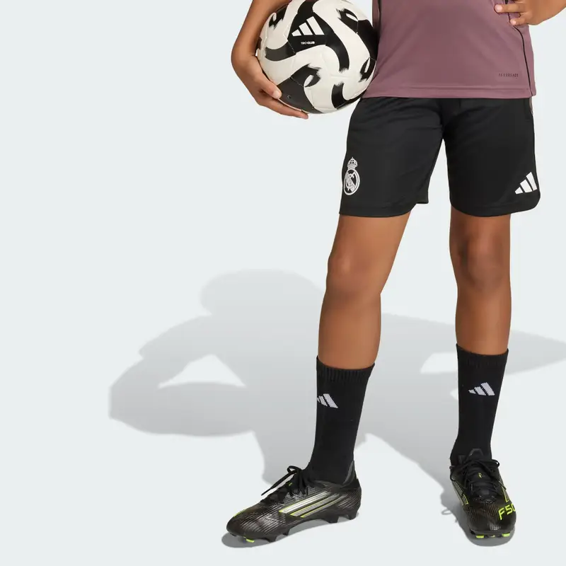 Pantaloncini da allenamento Tiro 25 Competition Bambini Real Madrid Black miniatura 3