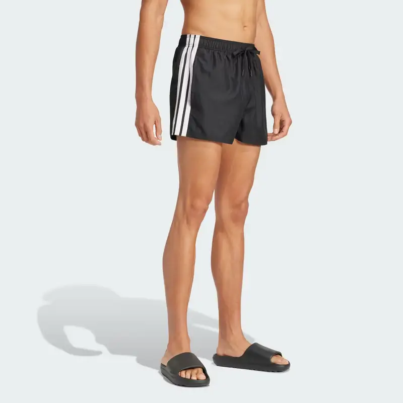 Pantaloncini da bagno a 3 strisce da 3 pollici Black miniatura 3