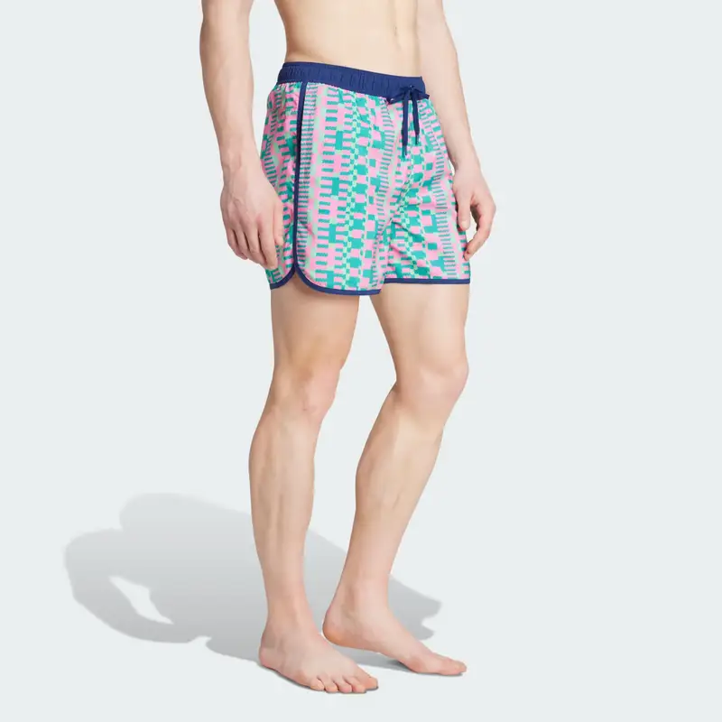 Pantaloncini da bagno adidas Tom Daley Lucid Pink miniatura 3