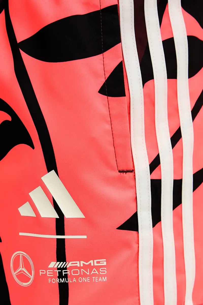 pantaloncini da bagno x Mercedes colore rosso JX9050 miniatura 4