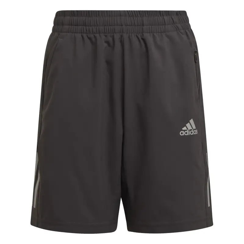 Pantaloncini da corsa per bambini adidas Aeroready Noir