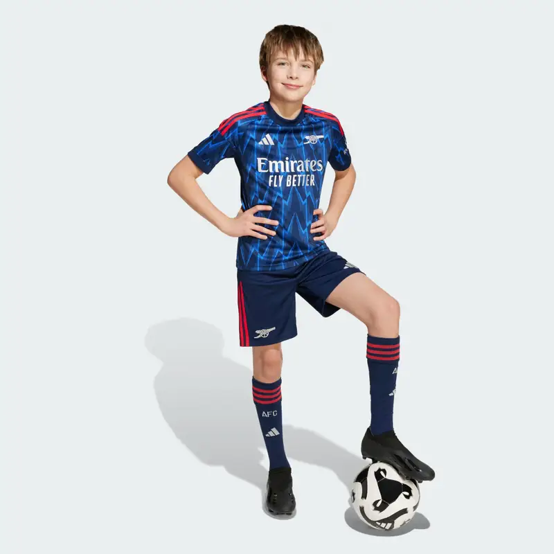 Pantaloncini da trasferta Arsenal 25/26 per bambini Night Indigo miniatura 3