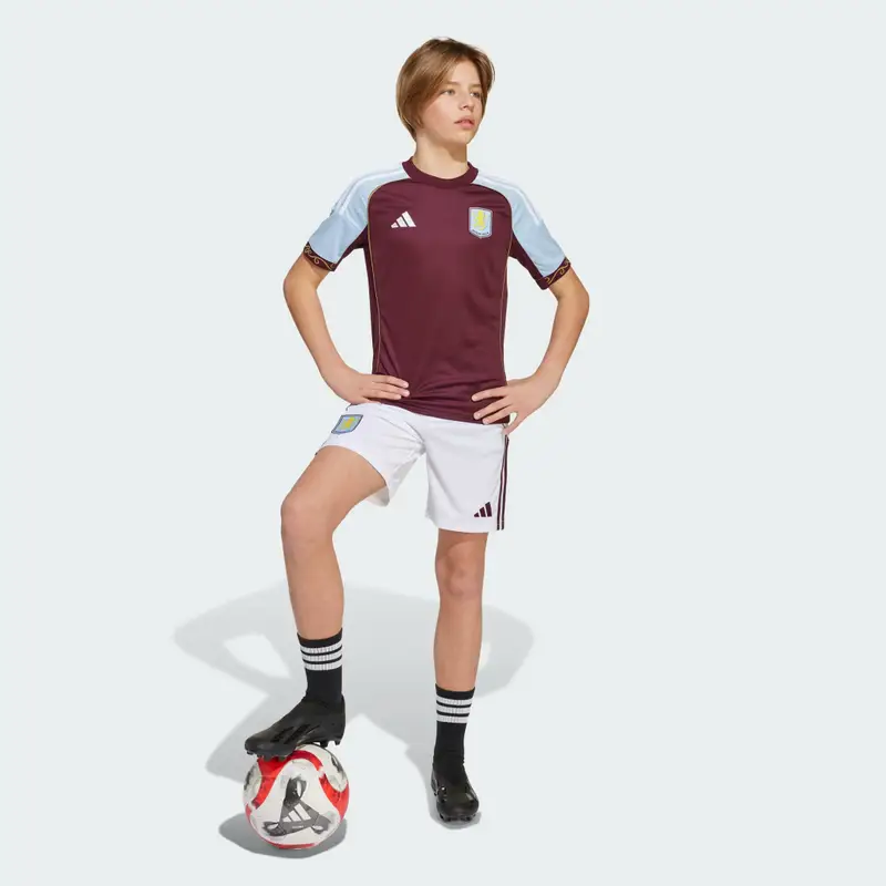 Pantaloncini Home Bambini 25/26 Aston Villa FC White miniatura 3