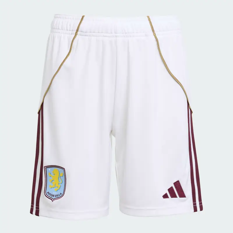Pantaloncini Home Bambini 25/26 Aston Villa FC White miniatura 4
