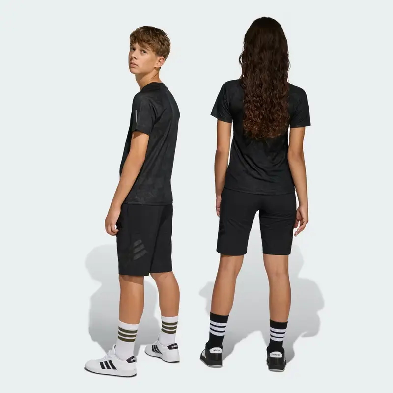 PANTALONCINI LUNGHI SPORT ICONS A 3 Strisce Black miniatura 2