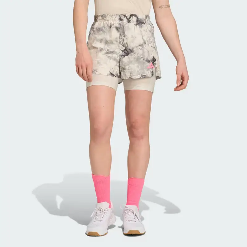 Pantaloncini Own The Run Spray Dye 2-in-1 Orbit Grey