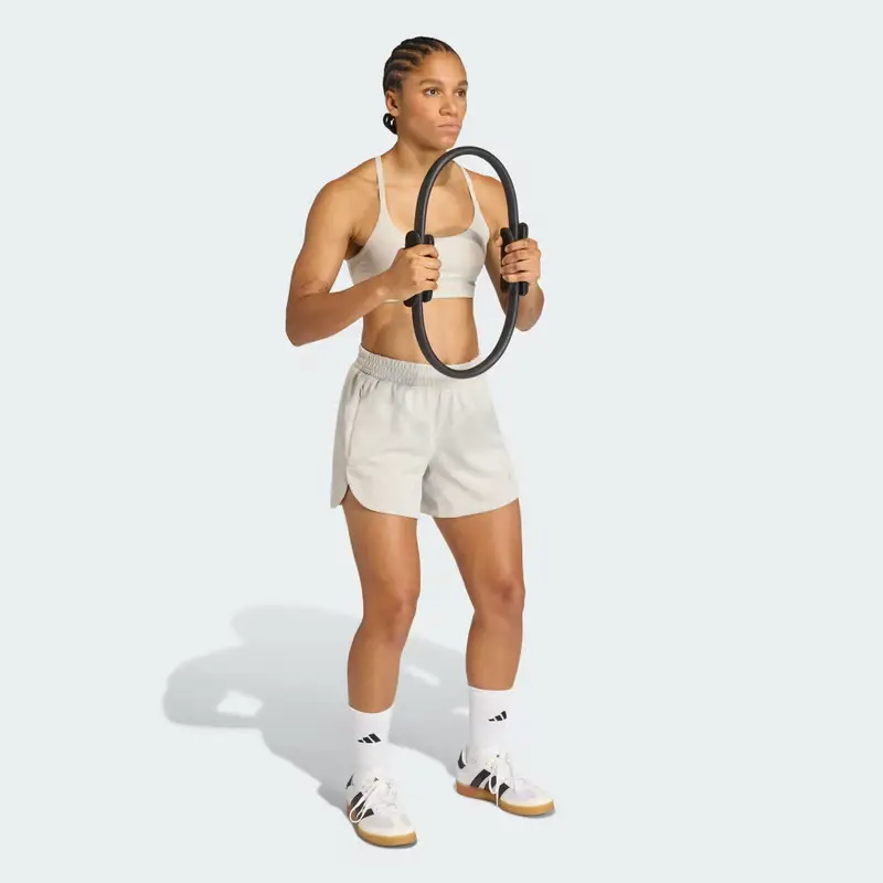 Pantaloncini Pacer Workout Waffle Beige miniatura 3