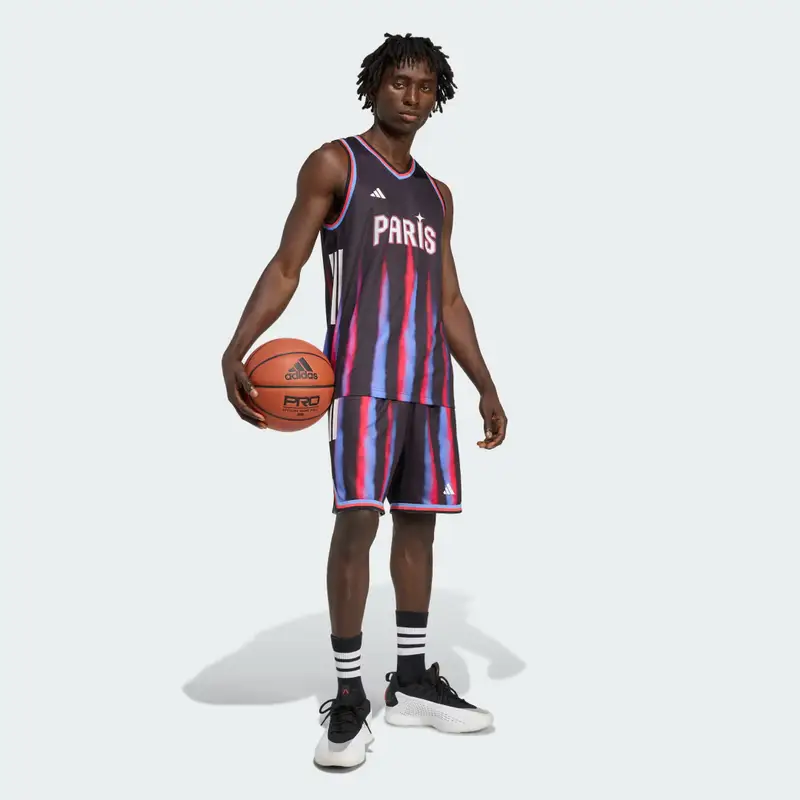 Pantaloncini Paris Basketball Home Uomo Black miniatura 3