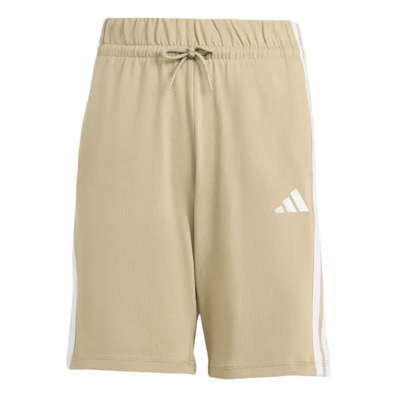 Pantaloncini ricamati per bambini adidas Essentials 3-Stripes Marron