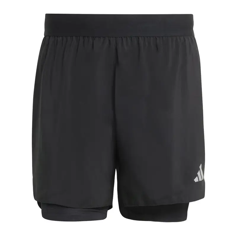 Pantaloncini Running Adi365 Basic 2In1 Nero Uomo S