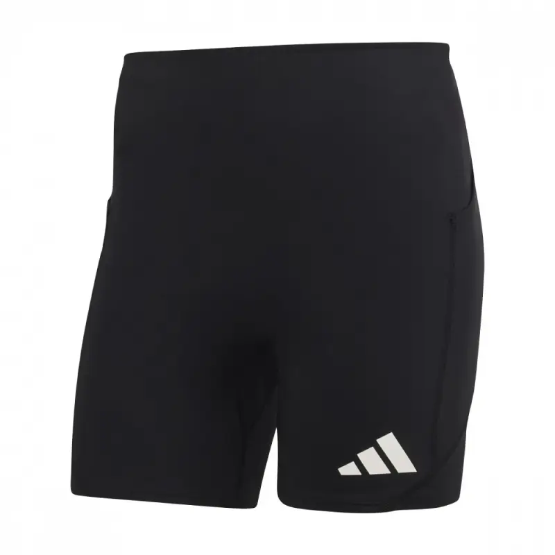 Pantaloncini Running Tight Adizero Nero Bianco Uomo XL 5"