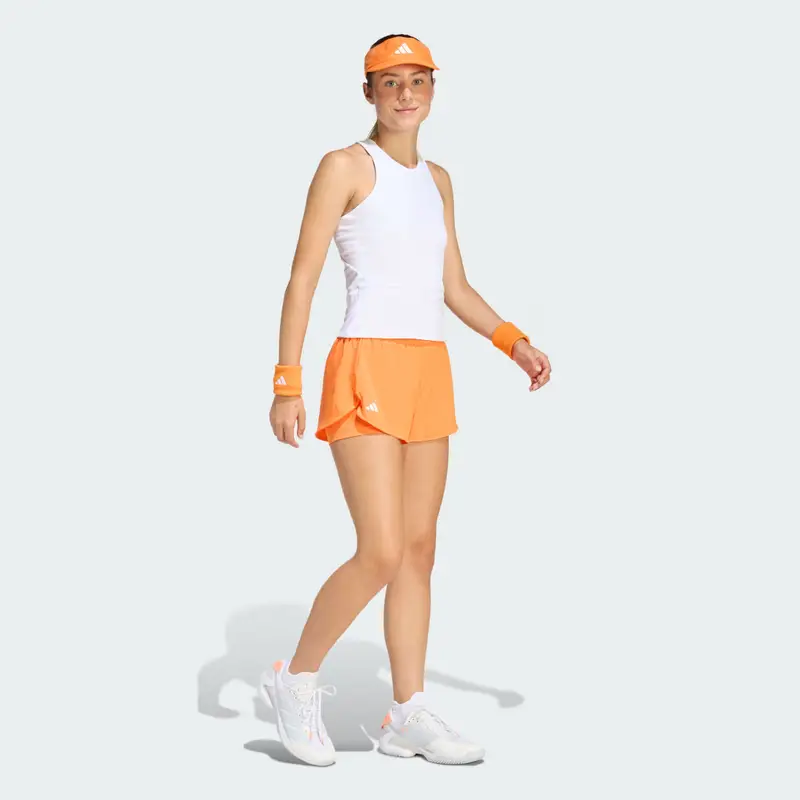 Pantaloncini Tennis Climacool 2in1 Match Pure Orange miniatura 3