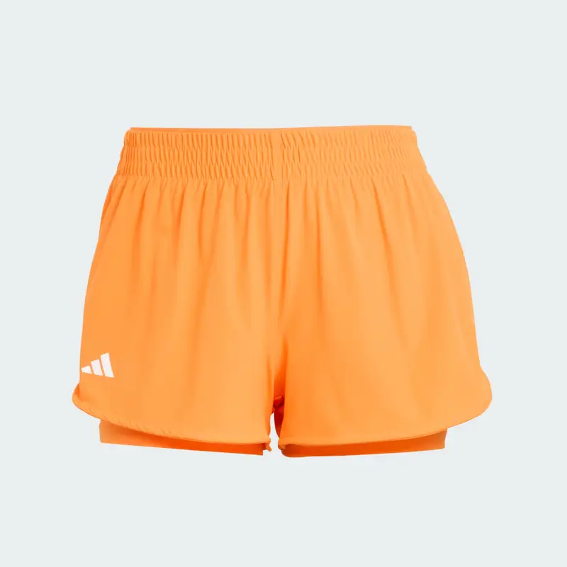 Pantaloncini Tennis Climacool 2in1 Match Pure Orange miniatura 4