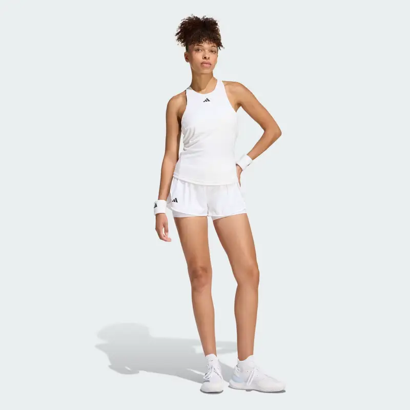 Pantaloncini Tennis Climacool 2in1 Match White miniatura 3