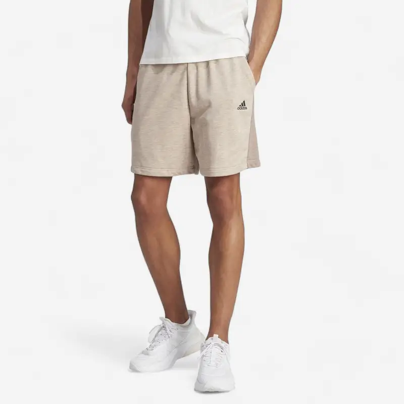 Pantaloncini uomo fitness ADIDAS misto cotone beige | Adidas