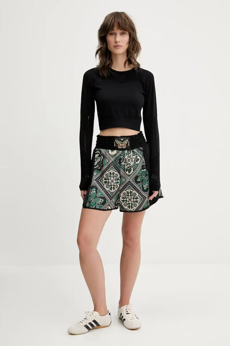 pantaloncini x Farm Rio donna colore nero JW4481 miniatura 2