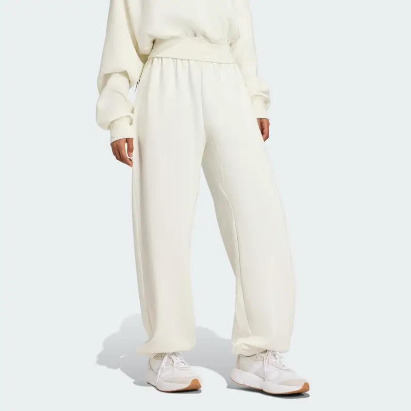 Pantalone ampio Soft Lux Off White miniatura 3