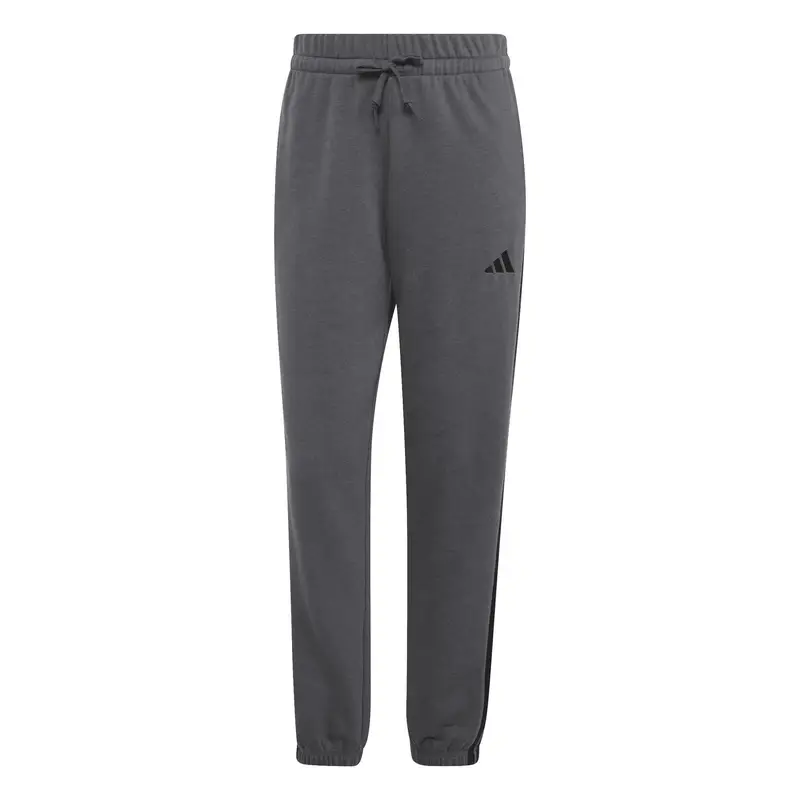 Pantalone da jogging con risvolto donna adidas Essentials 3-Stripes Gris