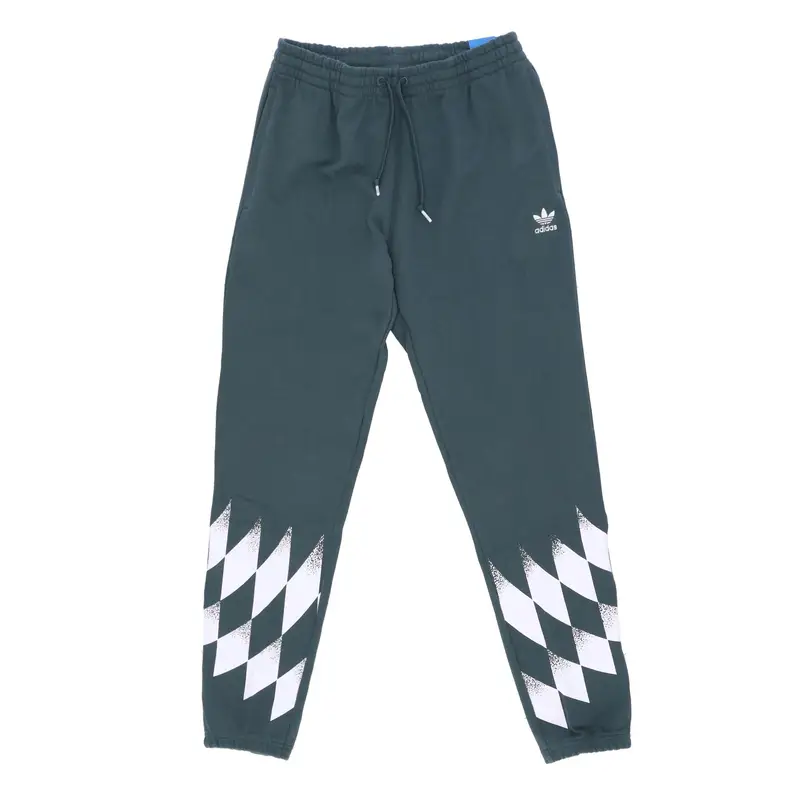 Pantalone Tuta Felpato Uomo Rekive Placed Graphic Sweatpants Mint Green