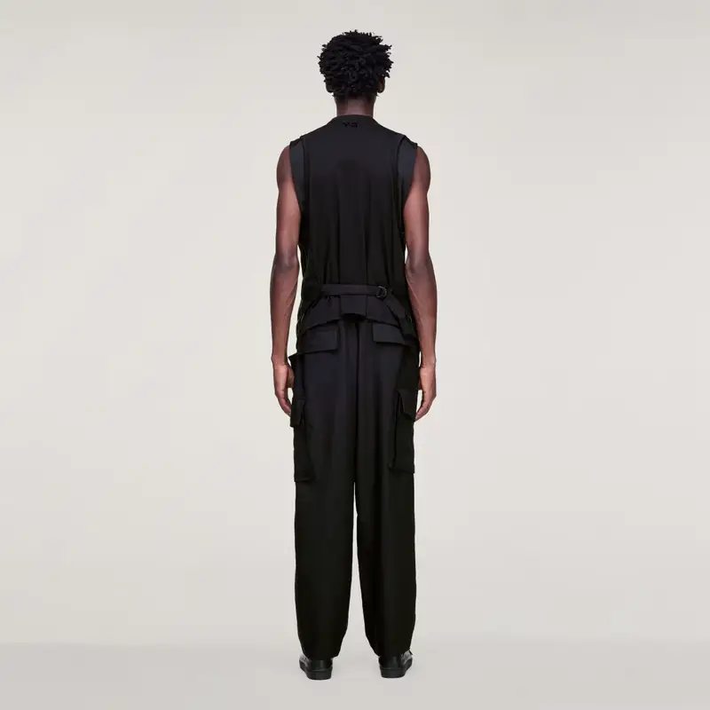 PANTALONI A GAMBA DRITTA Y-3 SPORT UNIFORM UT Black miniatura 3