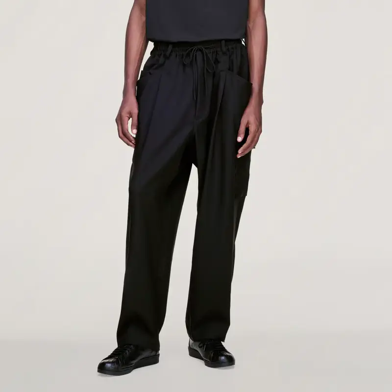 PANTALONI A GAMBA DRITTA Y-3 SPORT UNIFORM UT Black miniatura 4