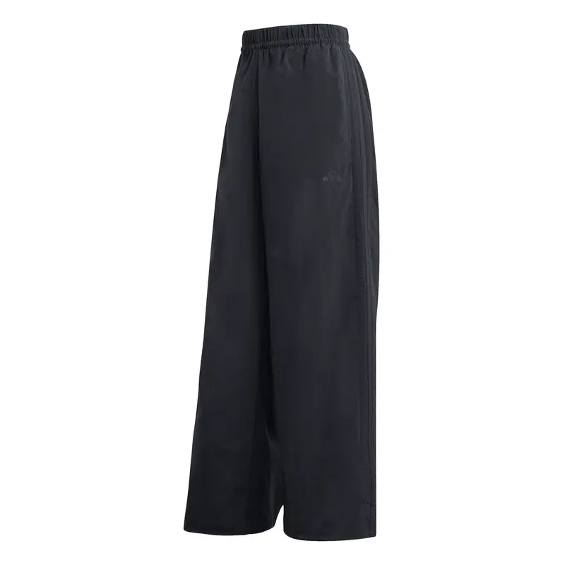 Pantaloni a gamba larga in tessuto donna adidas Iconic Noir