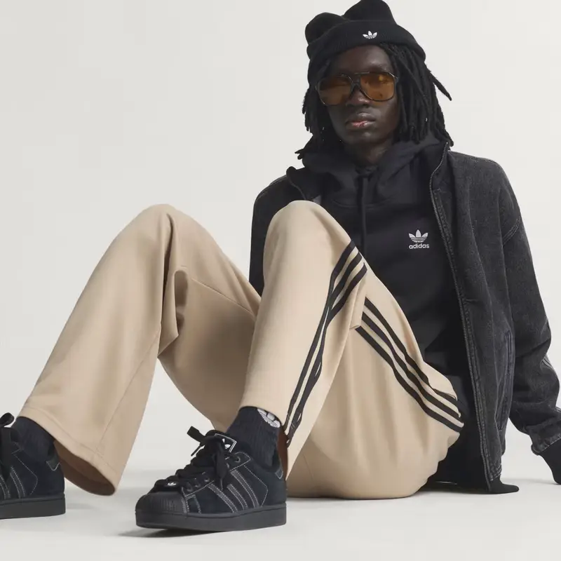 PANTALONI Adicolor LOOSE Stone Khaki miniatura 3