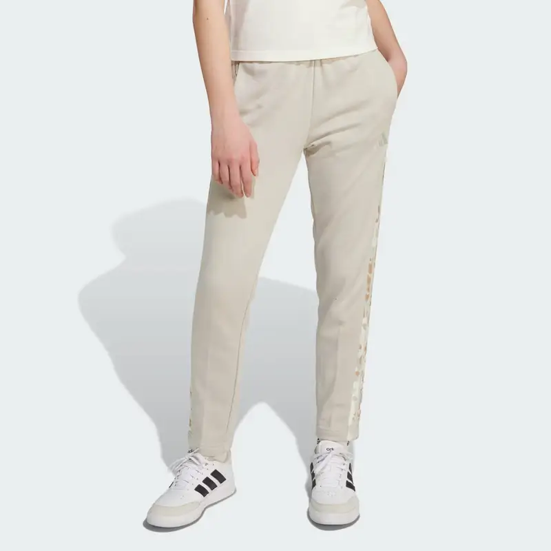 Pantaloni adidas Bambini 3 Strisce Animal French Terry Beige