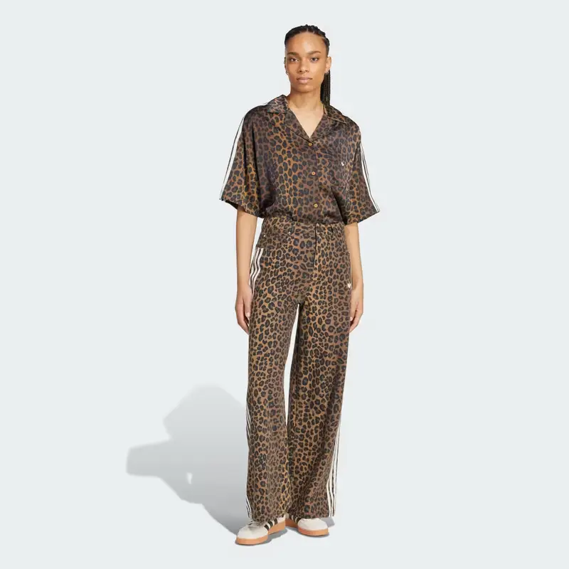 Pantaloni adidas Originals Denim Loose Multicolor miniatura 3