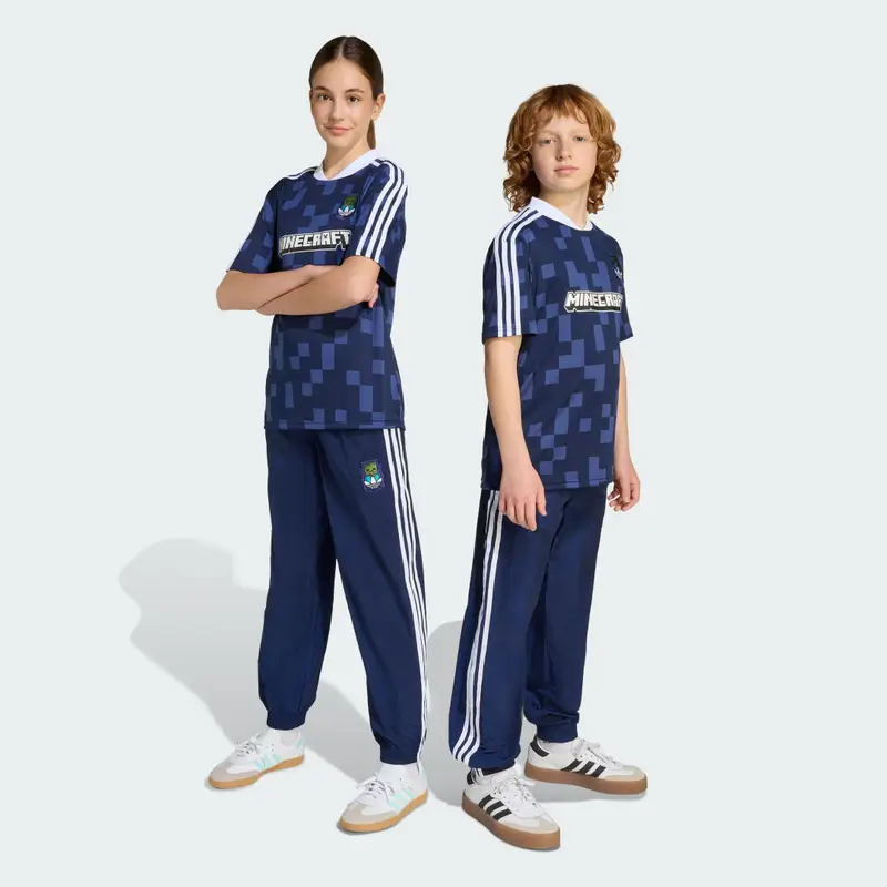 Pantaloni adidas Originals X Minecraft Kids Night Indigo