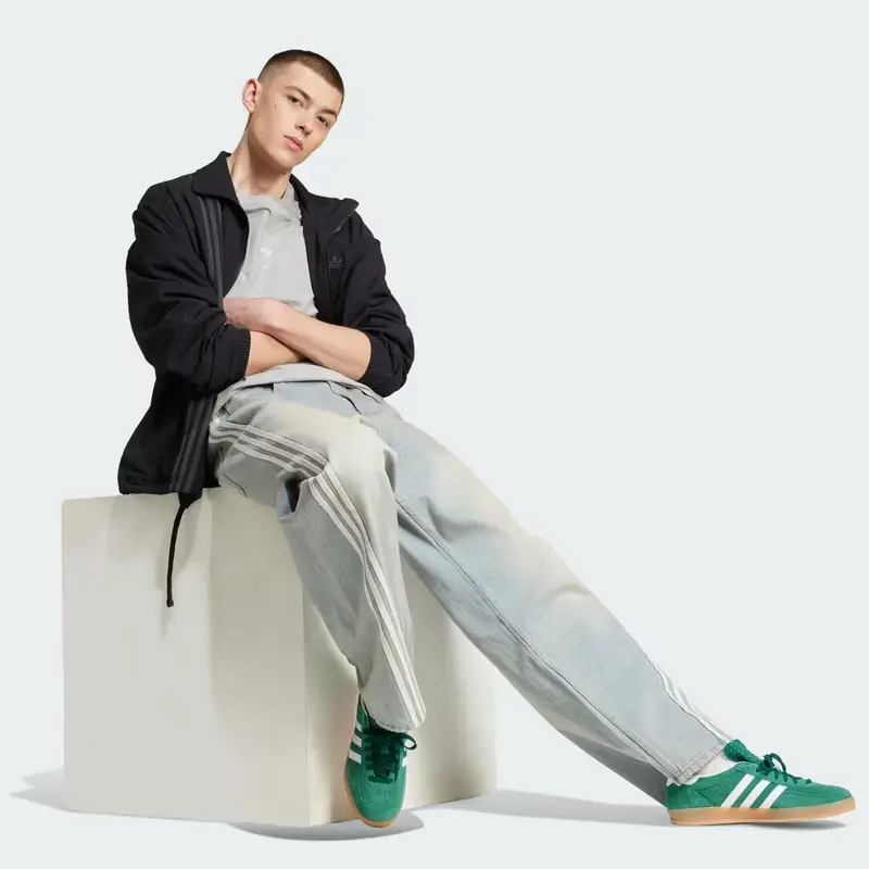 Pantaloni adilenium Season 3 Loose Fit Denim Light Denim miniatura 3