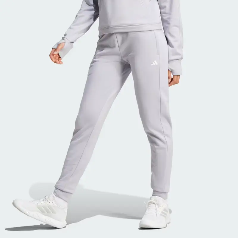 Pantaloni AEROREADY Game and Go Regular Tapered Fleece Glory Grey