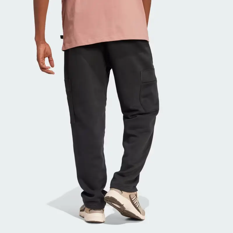 Pantaloni ALL SZN Fleece Graphic Loose Cargo Black miniatura 2