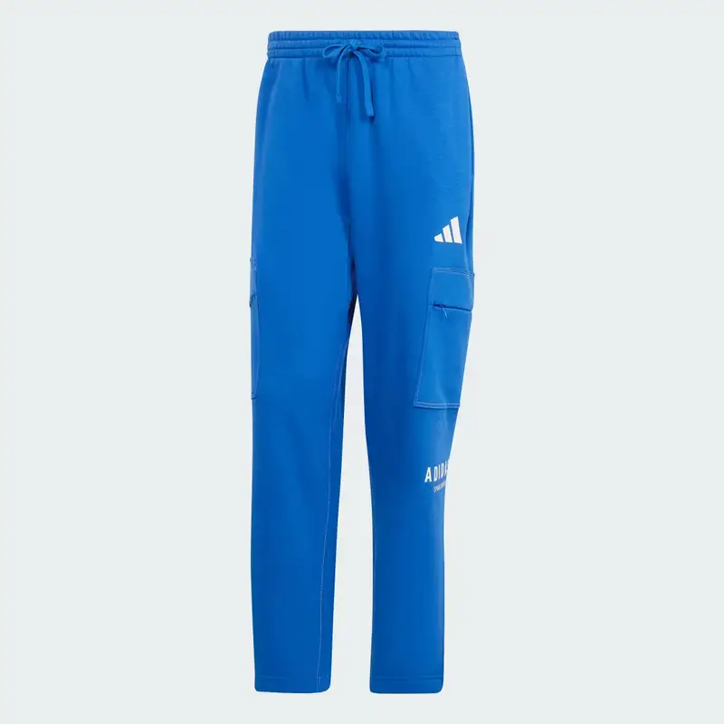 Pantaloni ALL SZN Fleece Graphic Loose Cargo Royal Blue miniatura 4