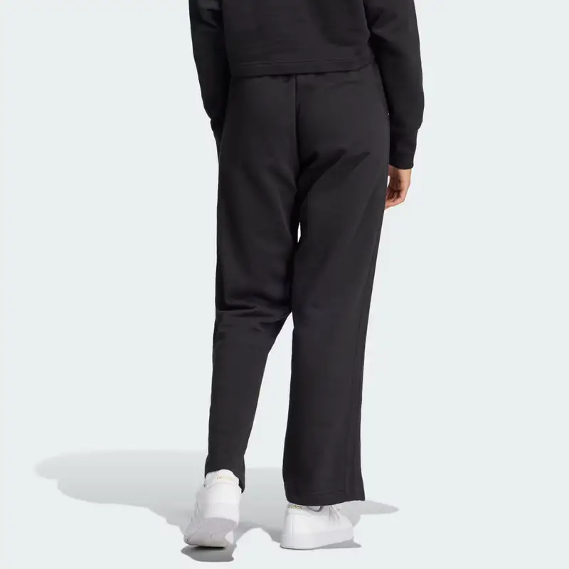 Pantaloni ALL SZN French Terry 3-Stripes Straight Leg Black miniatura 2