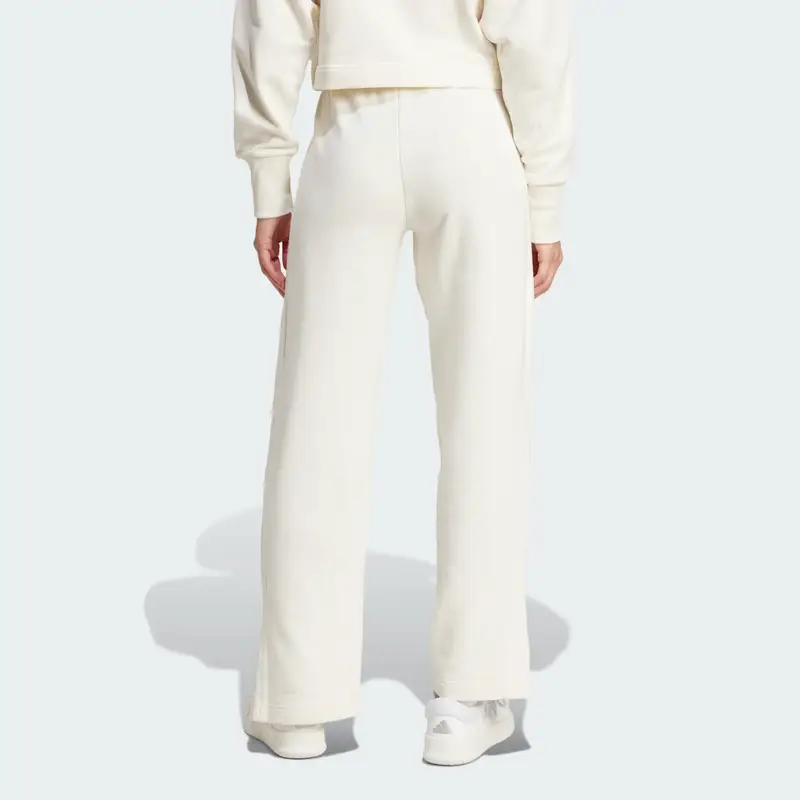 Pantaloni ALL SZN French Terry 3-Stripes Straight Leg Off White miniatura 2