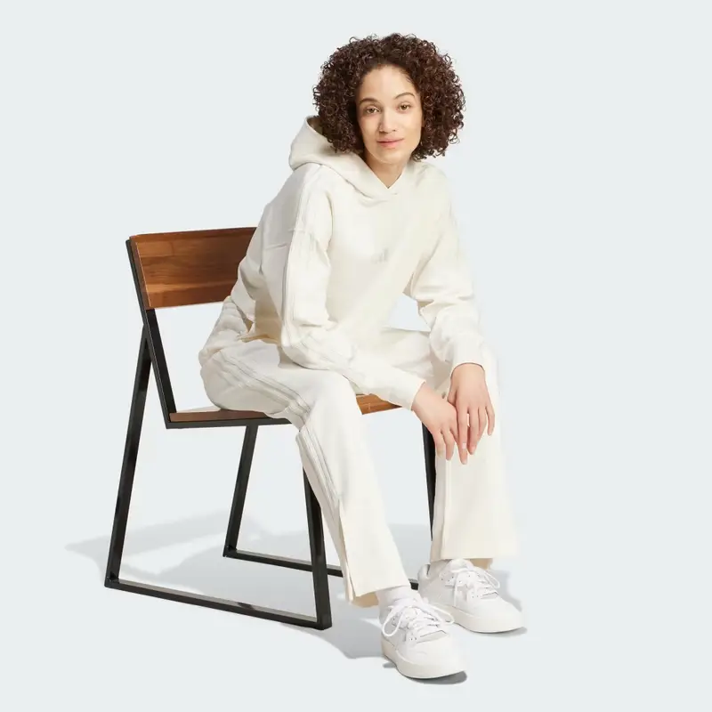 Pantaloni ALL SZN French Terry 3-Stripes Straight Leg Off White miniatura 3