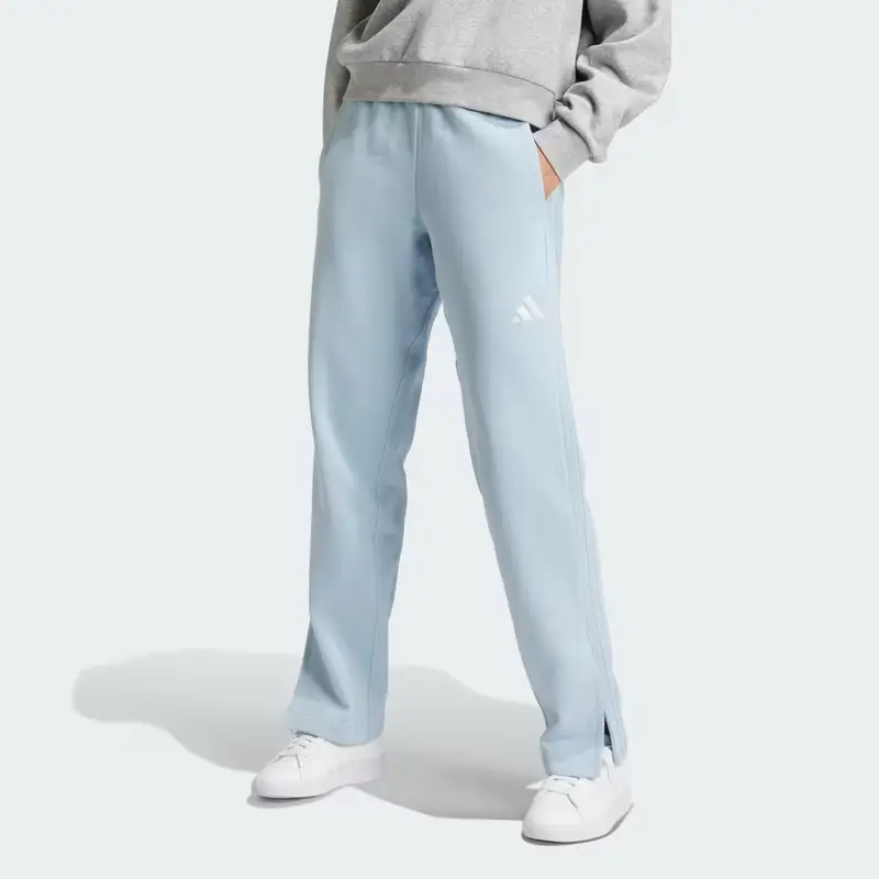 Pantaloni ALL SZN French Terry 3-Stripes Straight Leg Wonder Blue