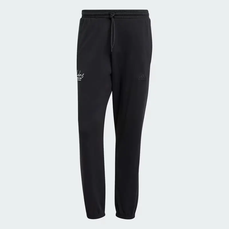 Pantaloni Brand Love French Terry Black miniatura 4