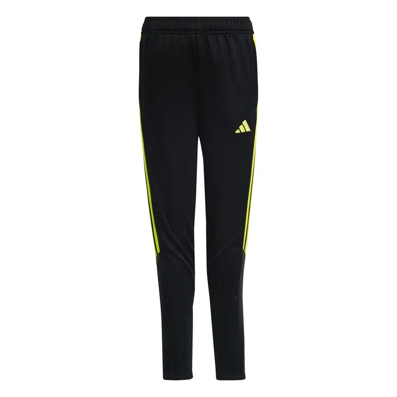 Pantaloni calcio bambino Adidas TIRO 23 CLUB neri/gialli | Adidas Nero