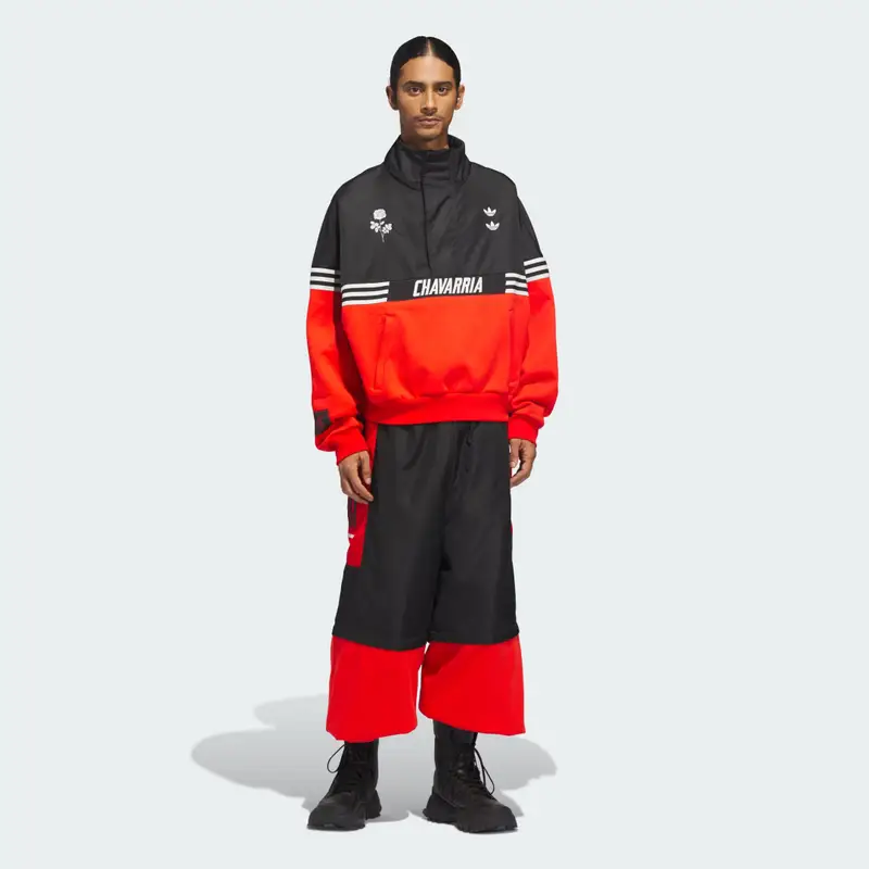 PANTALONI CHAVARRIA IN TESSUTO FELPATO CON ZIP Black miniatura 3