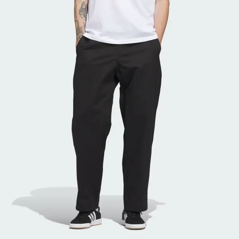 PANTALONI CHINO SKATEBOARDING Black miniatura 3