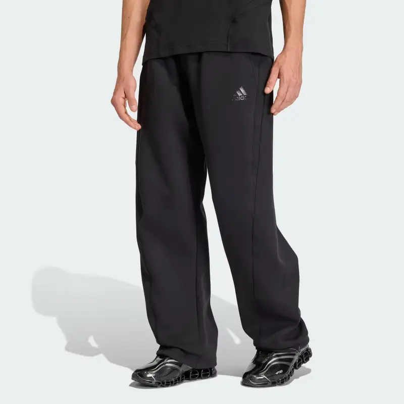 PANTALONI CON ORLO APERTO Black