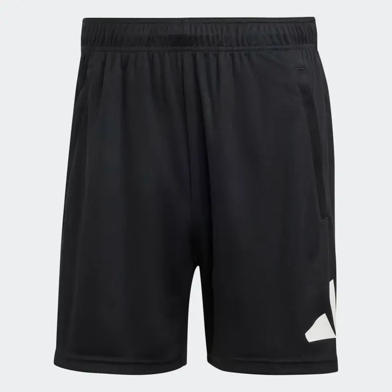 Pantaloni Corti da Allenamento Logo Train Essentials Black