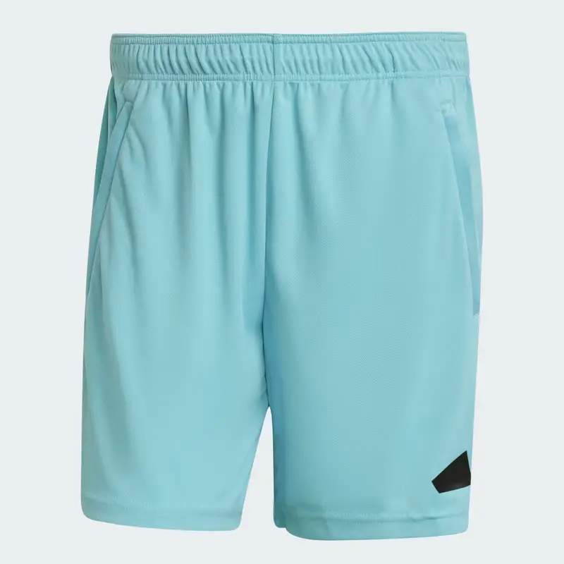 Pantaloni Corti da Allenamento Logo Train Essentials Mint Ton miniatura 4