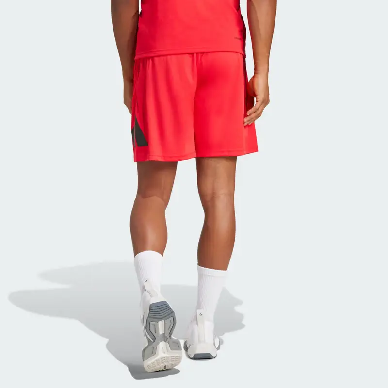 Pantaloni Corti da Allenamento Logo Train Essentials Pure Ruby miniatura 2