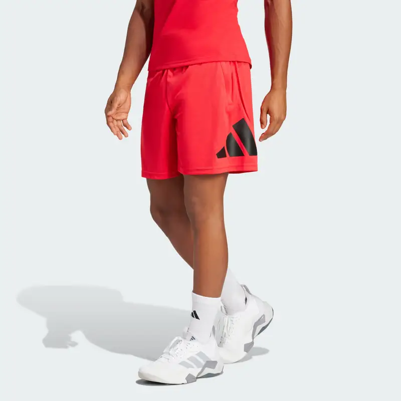 Pantaloni Corti da Allenamento Logo Train Essentials Pure Ruby