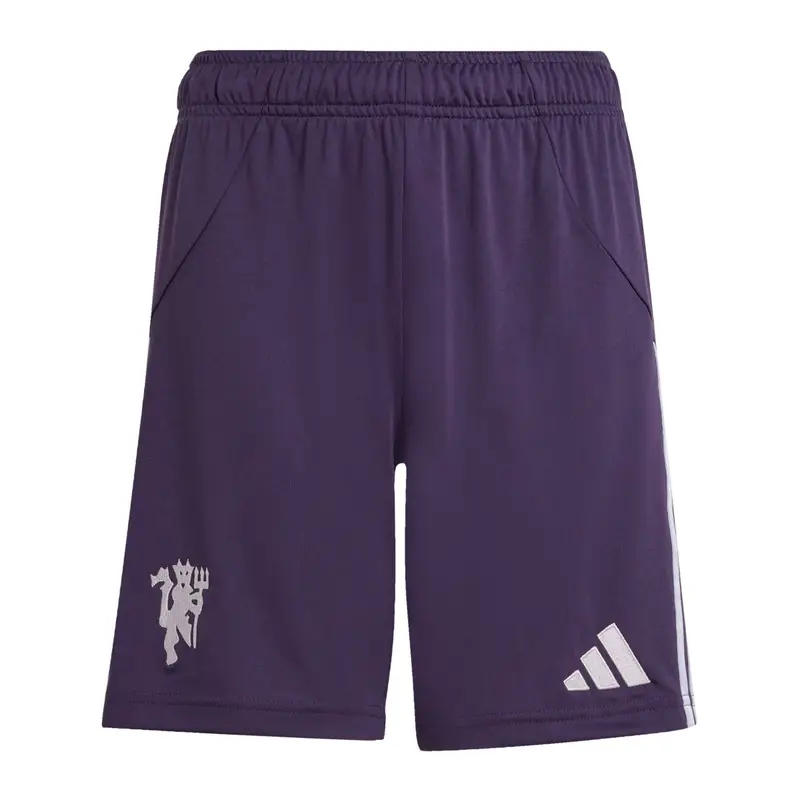 Pantaloni corti da esterno per bambini Manchester United 2025/26 Violet