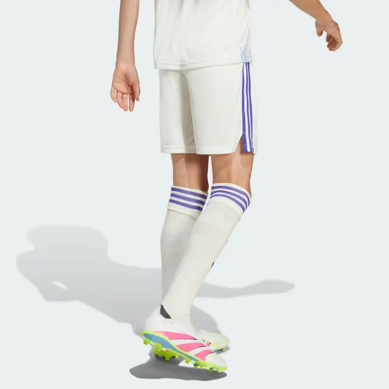 Pantaloni Corti Tre Quarti Bambini Aston Villa FC 25/26 Off White miniatura 2